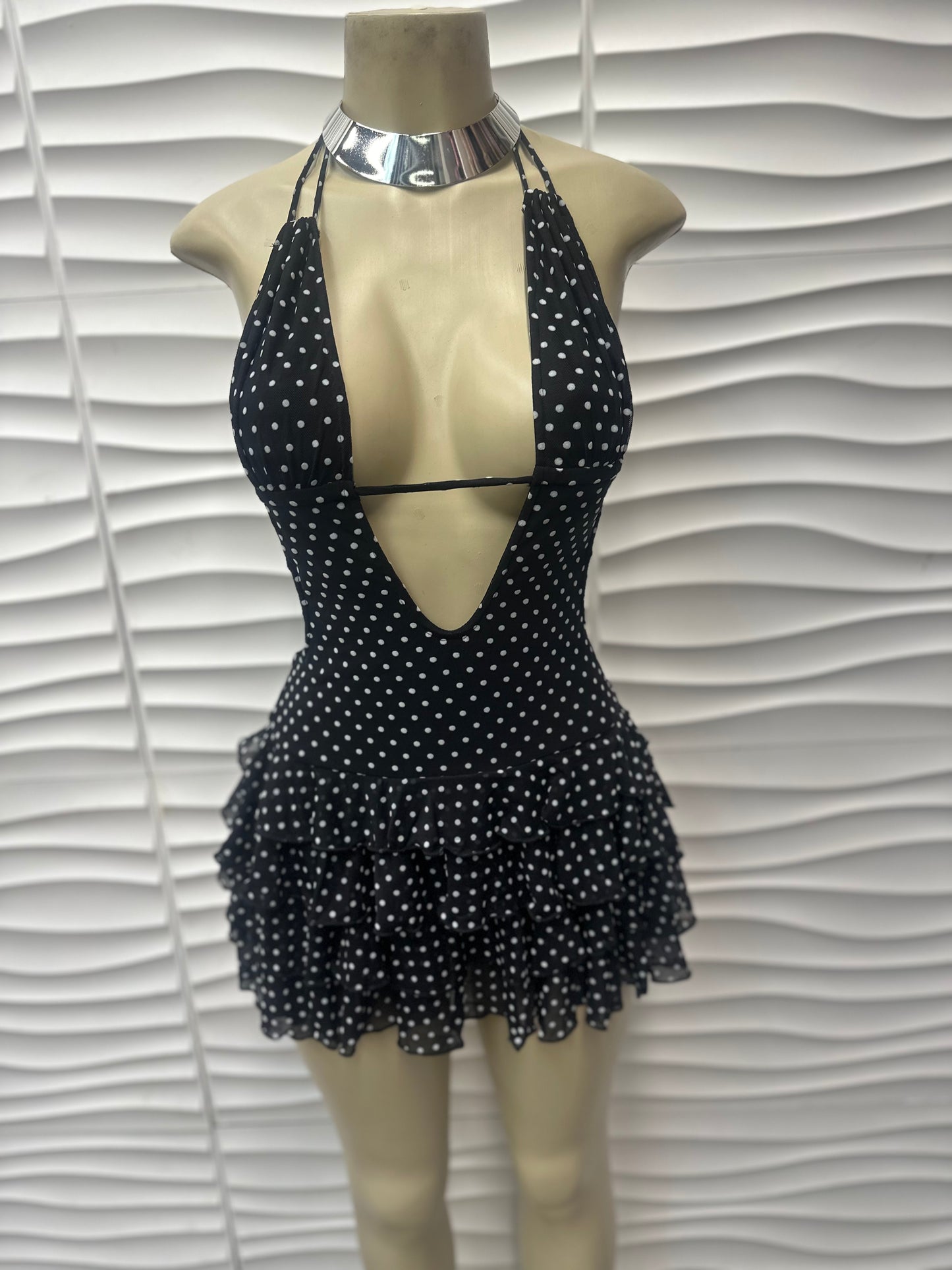 Dotty Daze Ruffle Romper