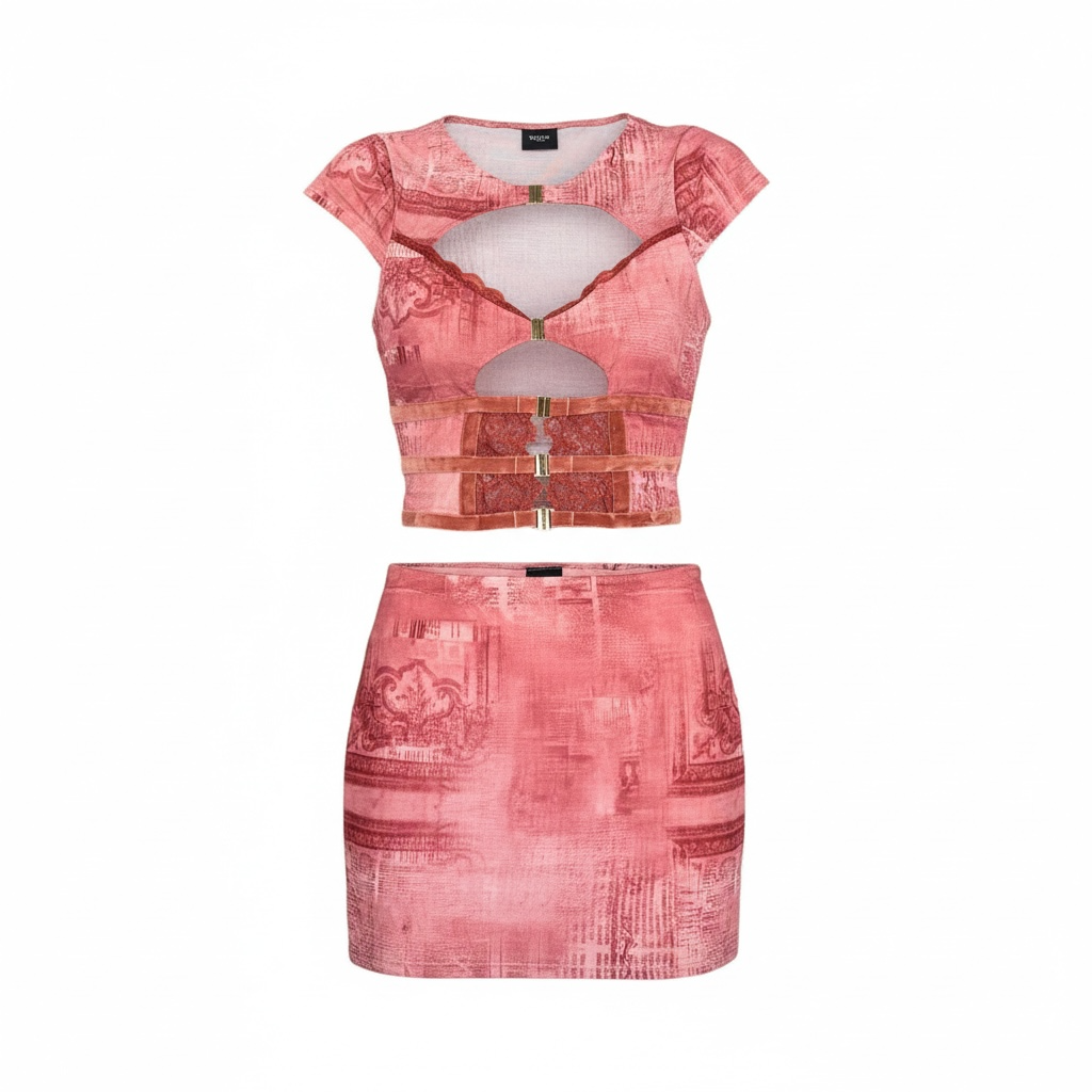 Blush Cut-Out Bandage Set