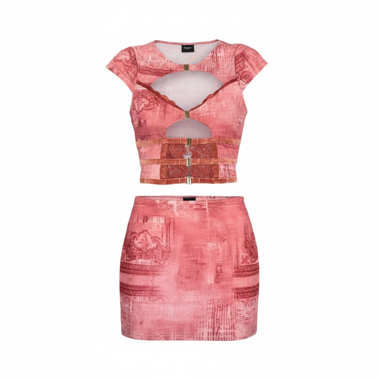 Blush Cut-Out Bandage Set