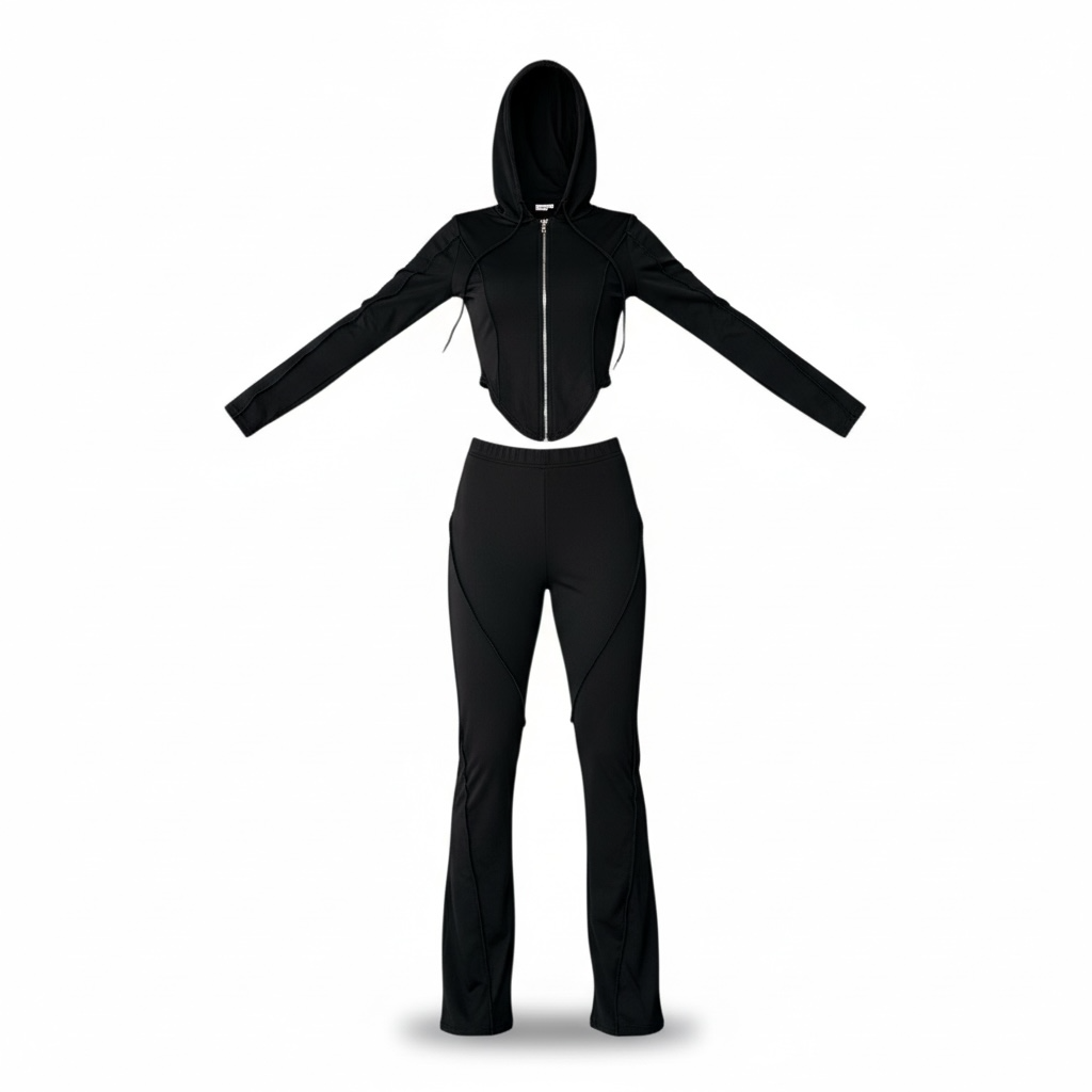 Sculpt Zip Hoodie Set