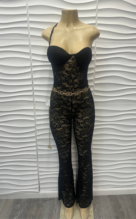 Midnight Lace One-Piece