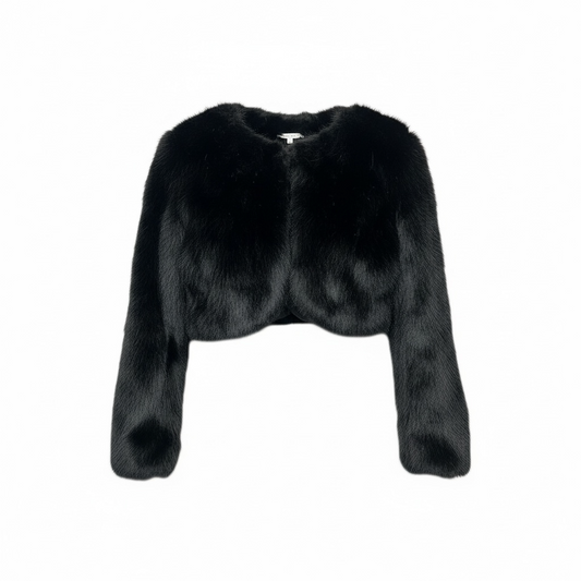Soft Glam Cropped Fur Jacket