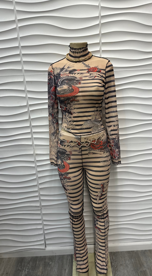 Tattooed Temptation Mesh Set