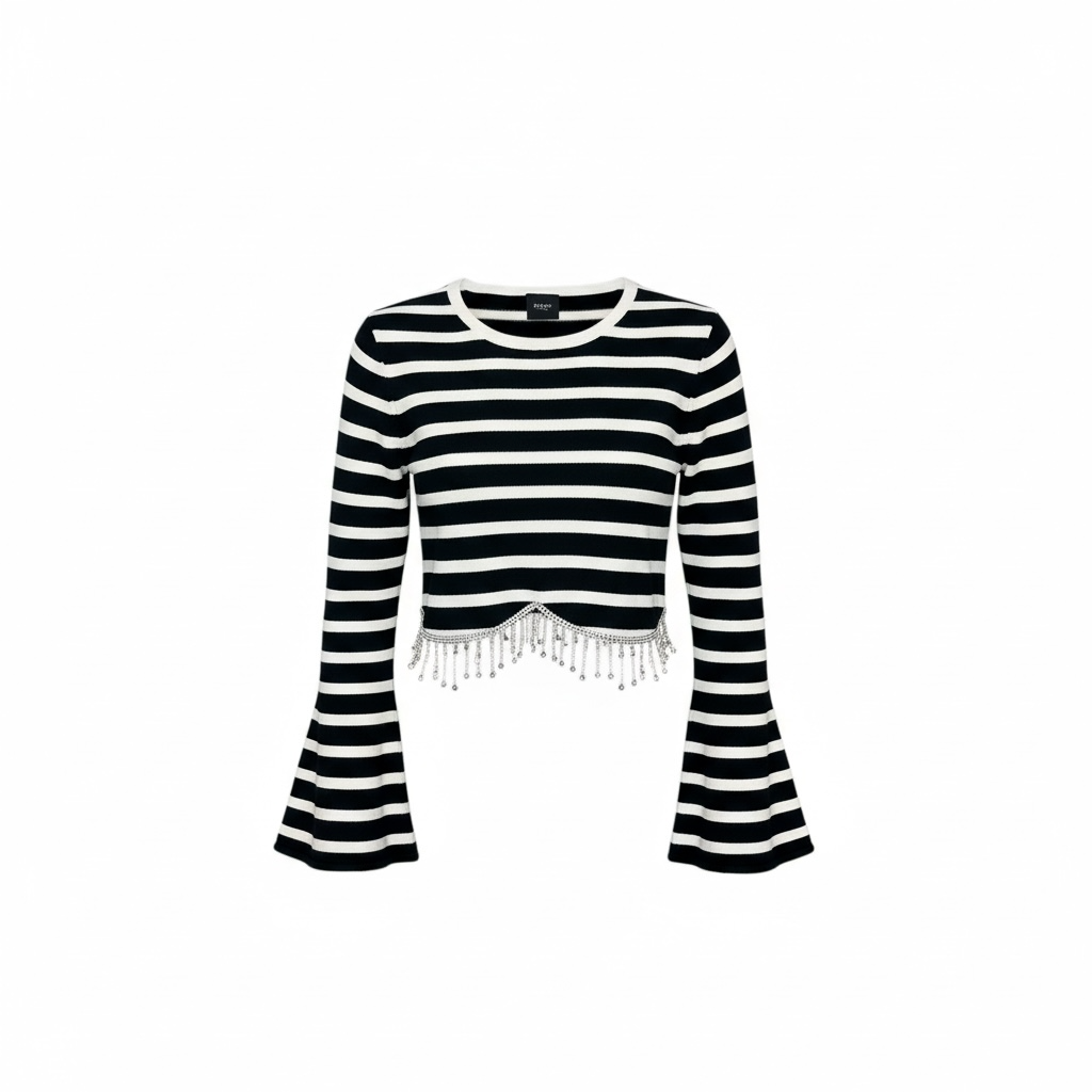 Parisian Pearl Stripe Sweater