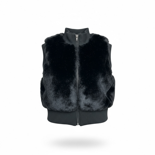 XC Luxe Fur Puffer Vest