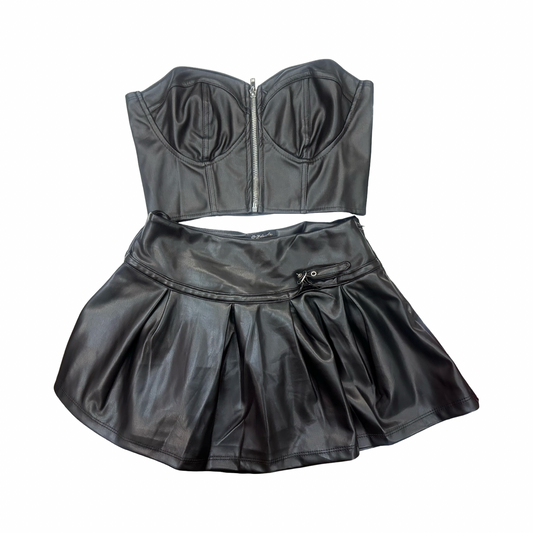 Rebel Leather Two-Piece Set 🖤