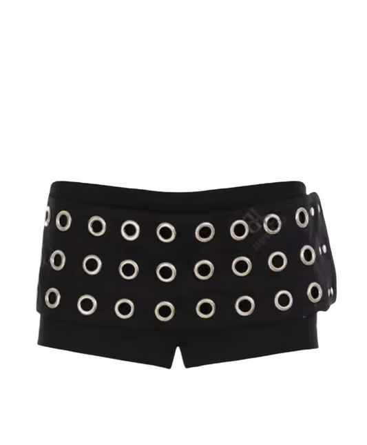 Heavy Metal Eyelet Shorts
