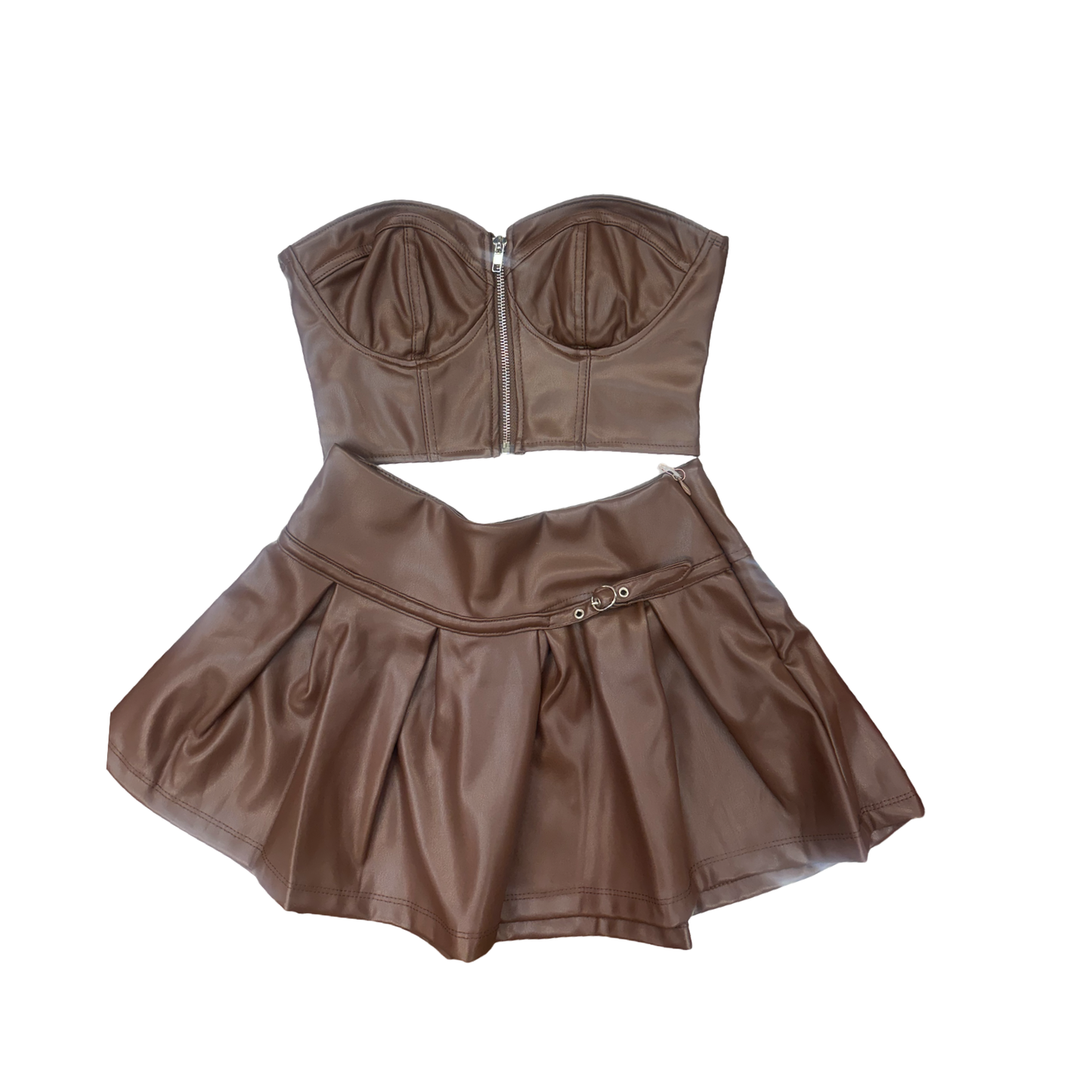 Rebel Leather Two-Piece Set 🖤