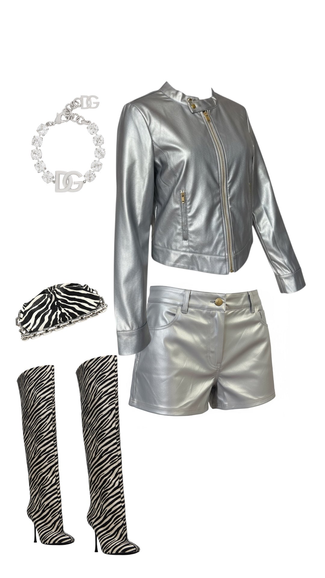 Silver Storm Leather Set