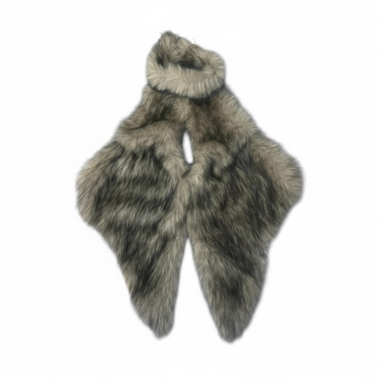 Frosted Faux Fur Wrap