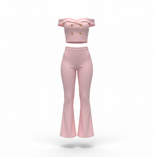 Pretty In Power Pant Set