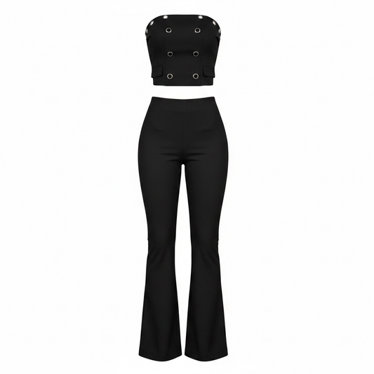 Bossed Up Flare Pant Set