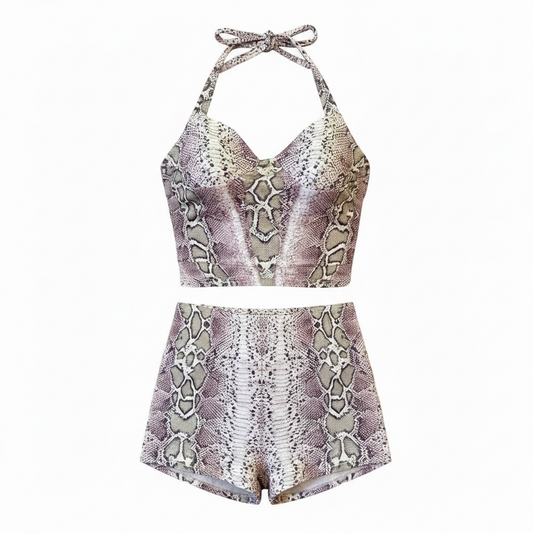 Wild Side Snake Print Set