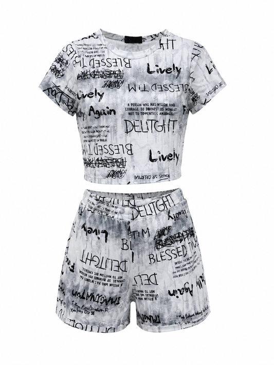 Graffiti Chic 2-Piece Set