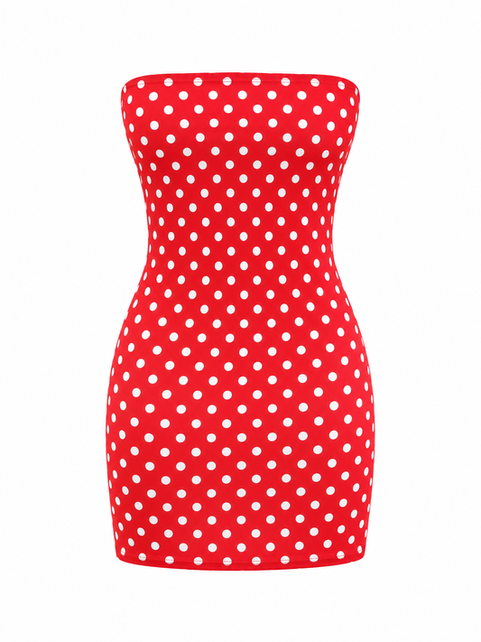 Pop Polka Dot Mini Dress