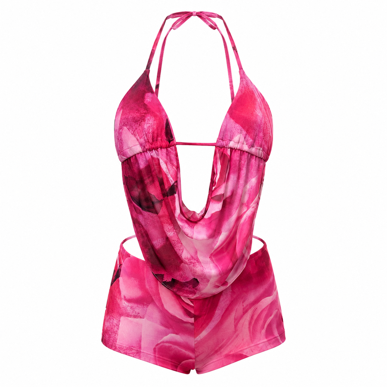 Pink Paradise Cowl Set