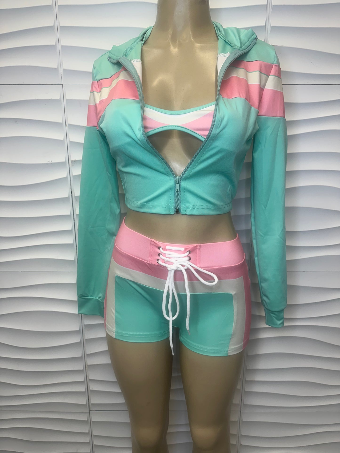 Mint & Pink Sporty Set